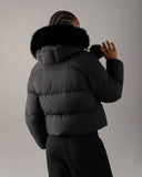 Geaca MOOSE KNUCKLES Everest Hooded Down Puffer – Negru