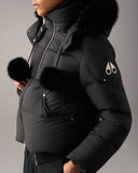 Geaca MOOSE KNUCKLES Everest Hooded Down Puffer – Negru