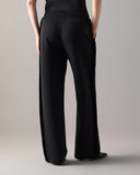 Pantaloni Moose Knuckles, velvet-trim track pants, Negru