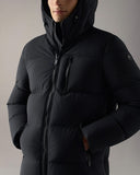Geaca Moose Knuckles, SOHO 3Q DOWN JACKET, Negru