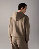 Hanorac Moose Knuckles, Yul Zip-Up Hoodie, Beige