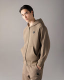 Hanorac Moose Knuckles, Yul Zip-Up Hoodie, Beige