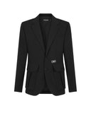 Sacou Dsquared2, Utility Blazer, Black