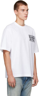 Tricou OFF WHITE, Embroidered Paisley Logo T-Shirt