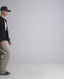 Hanorac AMIRI, Amiri Relaxed Fit Cotton Logo Full-Zip, Negru