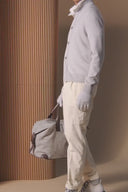 Cardigan GRAN SASSO, casmir cu guler detasabil din blana ecologica, Cream
