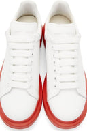 SNEAKERS ALEXANDER MCQUEEN - 553680WHTQ476, Insertie rosie, Piele