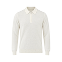 Bluza GRAN SASSO, wool polo, Alb