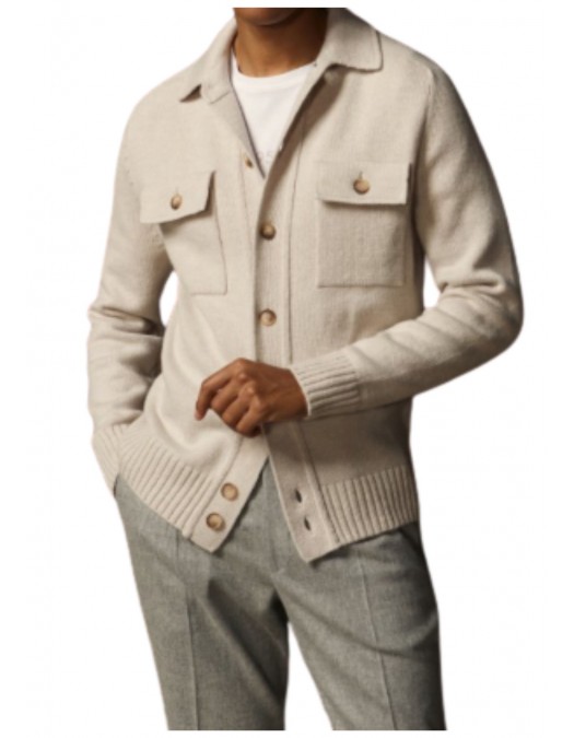 Pulover GRAN SASSO,Vest Beige - 1310925079054