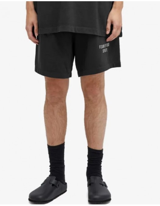 Pantaloni FEAR OF GOD,  Heavy Jersey Soccer Short - 160BT244160FBLACK