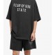 Pantaloni FEAR OF GOD,  Heavy Jersey Soccer Short - 160BT244160FBLACK