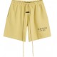 Pantaloni scurti, FEAR OF GOD, Heavy Jersey Soccer Short - 160BT244163FAMBER