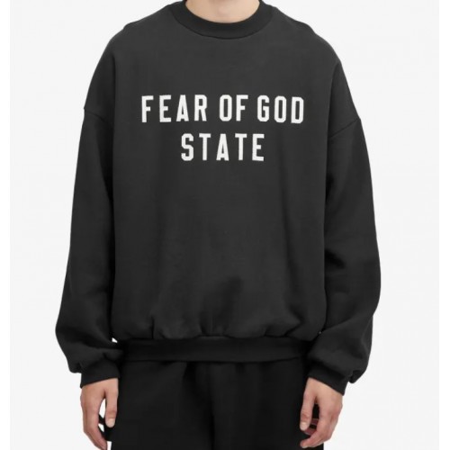 Bluza FEAR OF GOD, ESSENTIALS Heavy Fleece Crew Sweat Bluza FEAR OF GOD, ESSENTIALS Heavy Fleece Crew Sweat