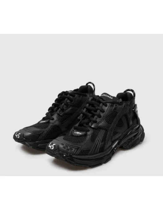 Sneakers BALENCIAGA, Runner Trainers, Full Black - 656063W3RA11000