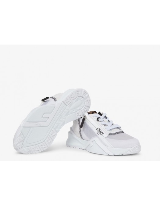 Sneakers Fendi, Low-Top, Flow Design, White - 8E8035EKVF0AGX