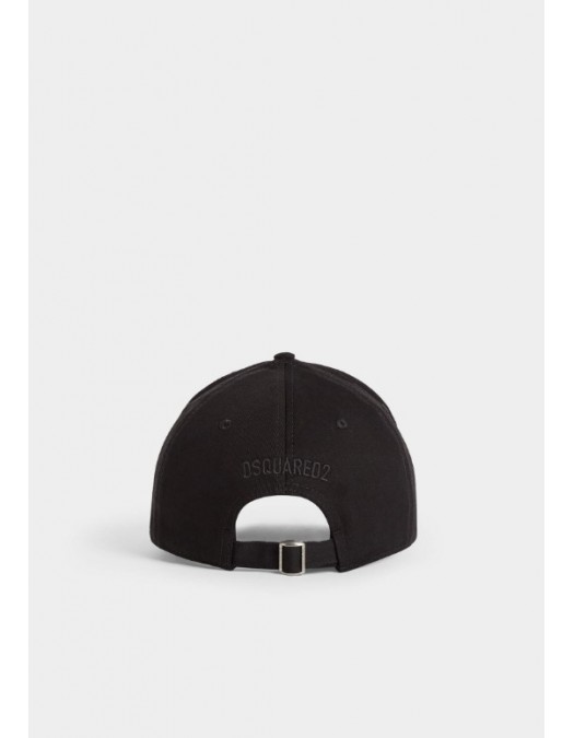 Sapca DSQUARED2, D2 Leaf Baseball Cap, Black - BCM08265C000012124UNI Sapca DSQUARED2, D2 Leaf Baseball Cap, Black - BCM08265C000012124UNI