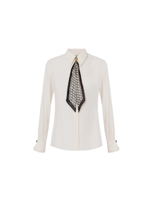 BLUZA ELISABETTA FRANCHI,Buttons with logo, Slim - CA09356E2DZ9 BLUZA ELISABETTA FRANCHI,Buttons with logo, Slim - CA09356E2DZ9