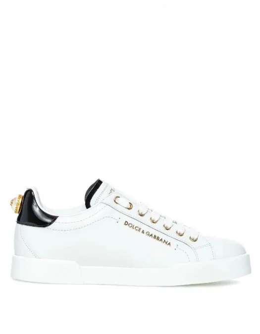 Sneakers Dolce & Gabbana, Portofino maxi pearl leather sneakers - CK1602AH50689662 Sneakers Dolce & Gabbana, Portofino maxi pearl leather sneakers - CK1602AH50689662
