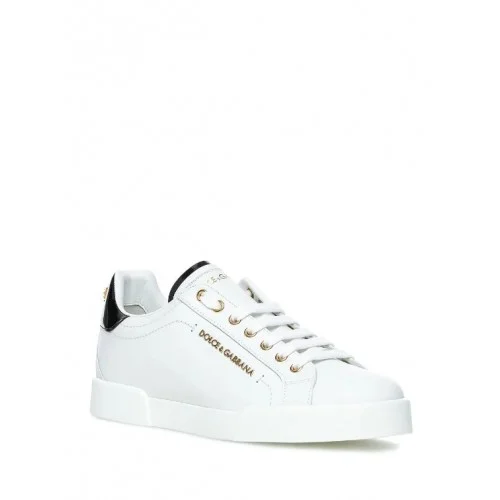 Sneakers Dolce & Gabbana, Portofino maxi pearl leather sneakers