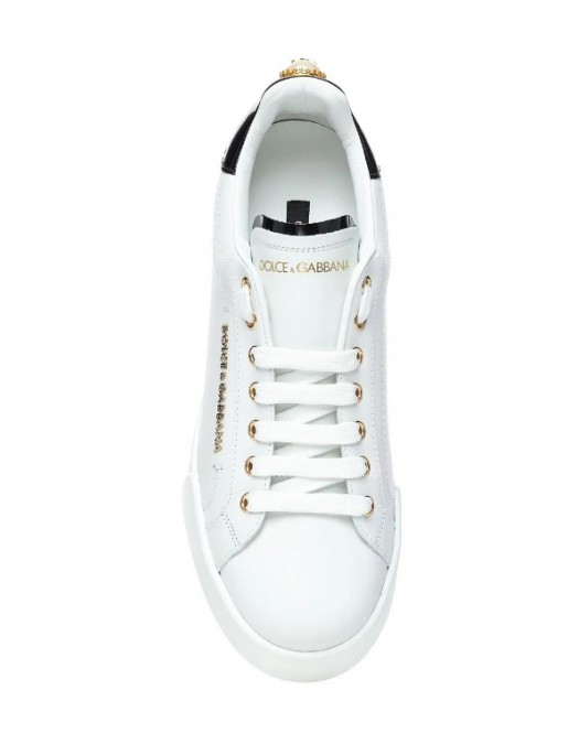 Sneakers Dolce & Gabbana, Portofino maxi pearl leather sneakers - CK1602AH50689662 Sneakers Dolce & Gabbana, Portofino maxi pearl leather sneakers - CK1602AH50689662