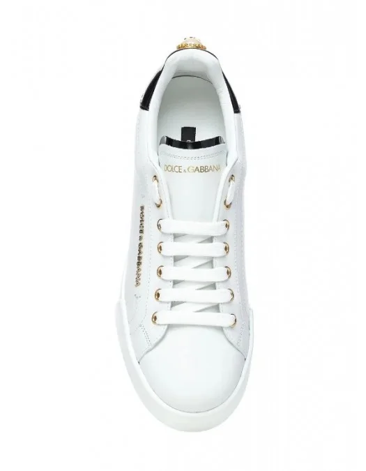 Sneakers Dolce & Gabbana, Portofino maxi pearl leather sneakers - CK1602AH50689662 Sneakers Dolce & Gabbana, Portofino maxi pearl leather sneakers - CK1602AH50689662