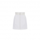 Fusta ELISABETTA FRANCHI, Slim fit skirt in double-layer, White - GO10556E2360 Fusta ELISABETTA FRANCHI, Slim fit skirt in double-layer, White - GO10556E2360