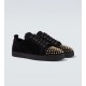 Sneakers Christian Louboutin, Spikes Design, Black, Light Gold - 3240078B077