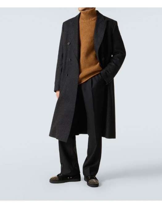 Sneakers Christian Louboutin, Spikes Design, Black, Light Gold - 3240078B077