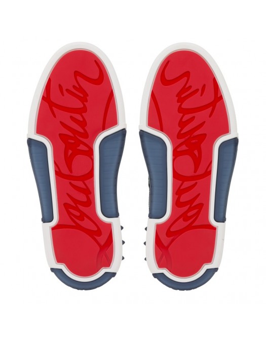 Sneakers Christian Louboutin,Lamb Nappa leather - Zaffiro - 32502014320 Sneakers Christian Louboutin,Lamb Nappa leather - Zaffiro - 32502014320
