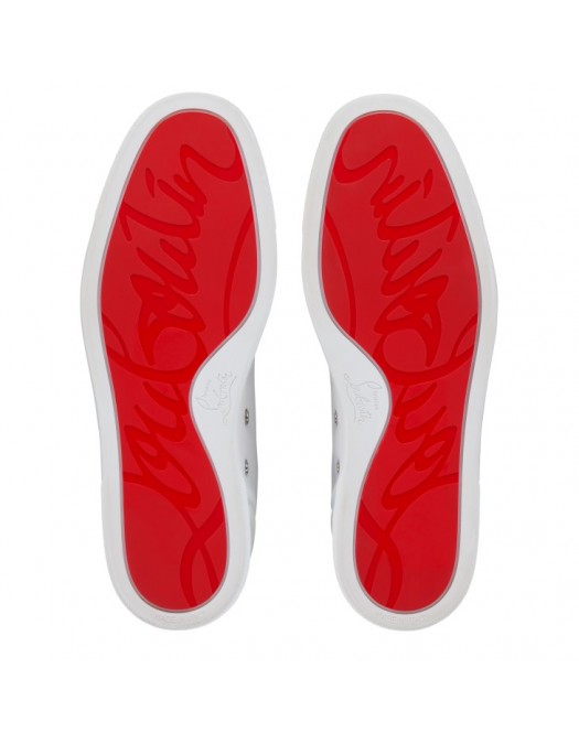 SNEAKERS CHRISTIAN LOUBOUTIN, Grained calf leather - 3250204WHA9 SNEAKERS CHRISTIAN LOUBOUTIN, Grained calf leather - 3250204WHA9