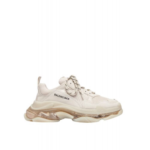 Sneakers BALENCIAGA, Triple S, Clear Sole, Cream