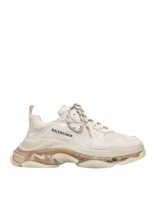 Sneakers BALENCIAGA, Triple S, Clear Sole, Cream - 541624W2FB19005