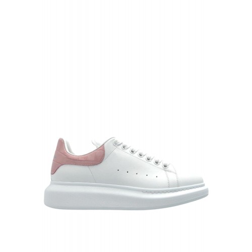 Sneakers ALEXANDER MCQUEEN, Pink Croco, Alb
