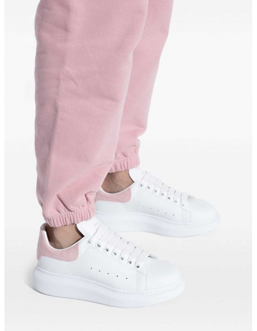 Sneakers ALEXANDER MCQUEEN, Pink Croco, Alb - 553770WIAHZ9052