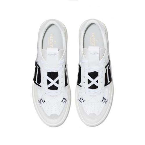 Sneakers VALENTINO, VL7N Design, Round Toe Lace-Up, White Sneakers VALENTINO, VL7N Design, Round Toe Lace-Up, White
