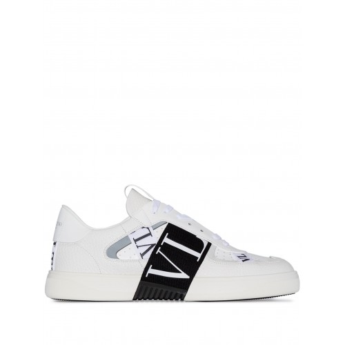Sneakers VALENTINO, VL7N Design, Round Toe Lace-Up, White Sneakers VALENTINO, VL7N Design, Round Toe Lace-Up, White