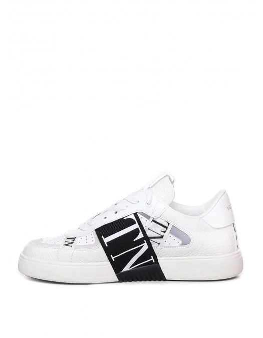 Sneakers VALENTINO, VL7N Design, Round Toe Lace-Up, White