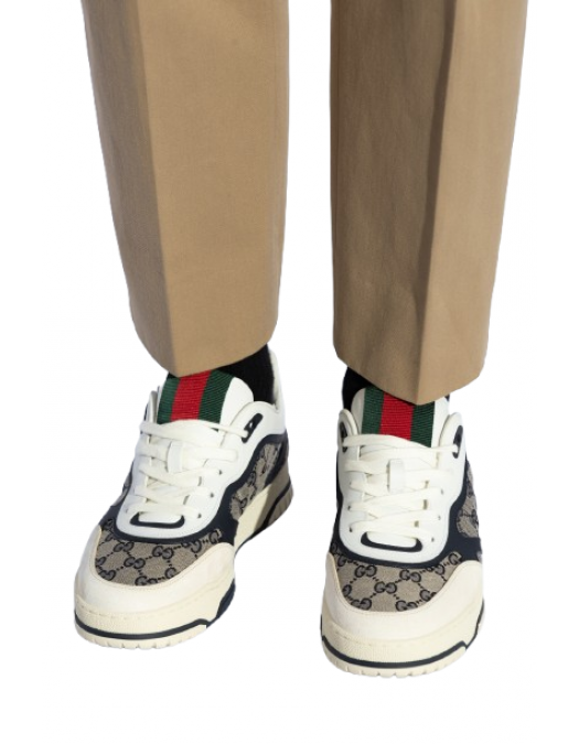 Sneakers GUCCI, Re-Web Panelled, Beige and Bleumarin - 787476AADHW9552 Sneakers GUCCI, Re-Web Panelled, Beige and Bleumarin - 787476AADHW9552