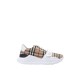 SNEAKERS BURBERRY, Vintage Check-pattern touch-strap sneakers, Beige - 8050509X