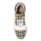 SNEAKERS BURBERRY, Vintage Check-pattern touch-strap sneakers, Beige - 8050509X