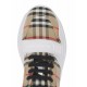 SNEAKERS BURBERRY, Vintage Check-pattern touch-strap sneakers, Beige - 8050509X