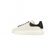 Sneakers ALEXANDER MCQUEEN Ivory Leather Sneakers With Black Leather Heel - 807881WHAEG9079