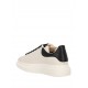 Sneakers ALEXANDER MCQUEEN Ivory Leather Sneakers With Black Leather Heel - 807881WHAEG9079