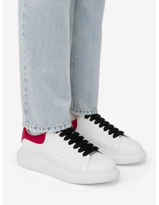 Sneakers ALEXANDER MCQUEEN, Oversize, Red Details, Men, White - 553680WIAEO9094