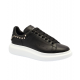 Sneakers ALEXANDER MCQUEEN, Black slip-on style perforated detailing round toe branded - 837460WIAGM1067 Sneakers ALEXANDER MCQUEEN, Black slip-on style perforated detailing round toe branded - 837460WIAGM1067