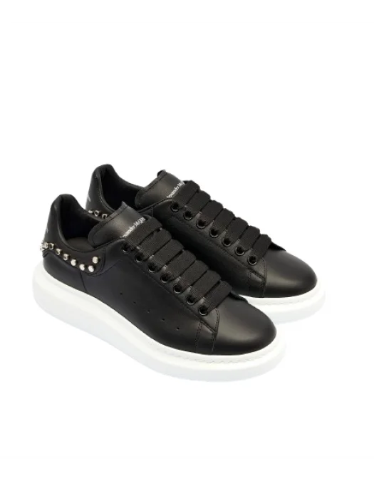 Sneakers ALEXANDER MCQUEEN, Black slip-on style perforated