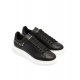 Sneakers ALEXANDER MCQUEEN, Black slip-on style perforated detailing round toe branded - 837460WIAGM1067 Sneakers ALEXANDER MCQUEEN, Black slip-on style perforated detailing round toe branded - 837460WIAGM1067