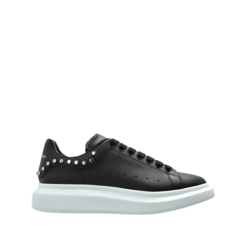 Sneakers ALEXANDER MCQUEEN, Black slip-on style perforated detailing round toe branded