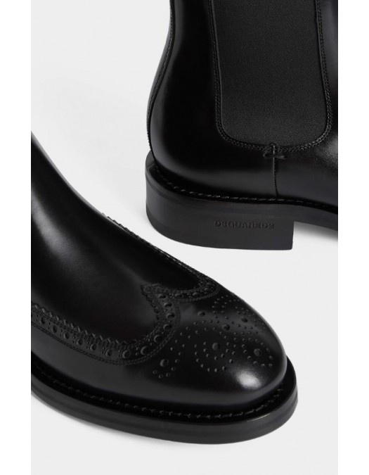 Ghete DSQUARED2, Neoclassic Chelsea Boots, Negru