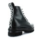 GHETE DSQUARED2, Banda logo insert, Negru - ABW00392124